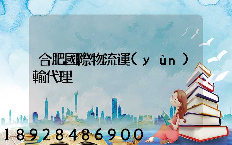 合肥國際物流運(yùn)輸代理