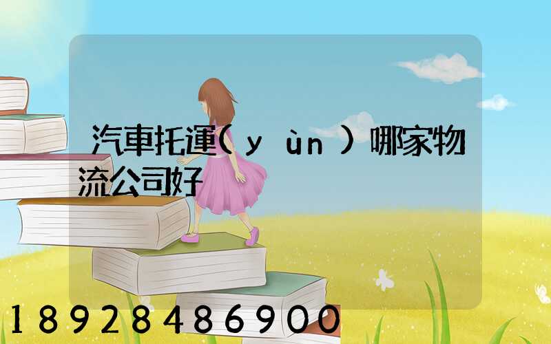 汽車托運(yùn)哪家物流公司好