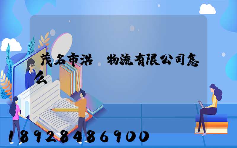 茂名市洪潤物流有限公司怎么樣