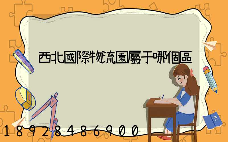 西北國際物流園屬于哪個區