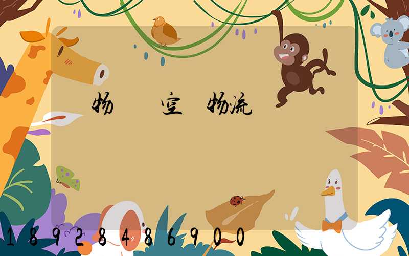 貨物國際空運物流運輸