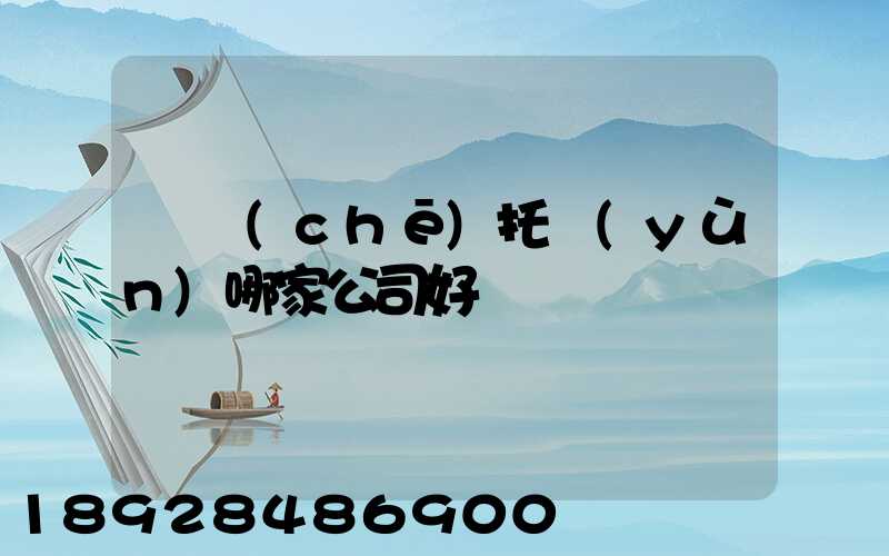 轎車(chē)托運(yùn)哪家公司好